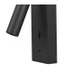 Tarifa III Switched Wall/Reading Light Adjustable With USB-C Socket 3W LED 3000K 210lm Switched Black-5