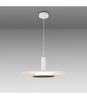 Tina 56cm Pendant 24W LED 3000K 1060lm White/Black 3yrs Warranty-2