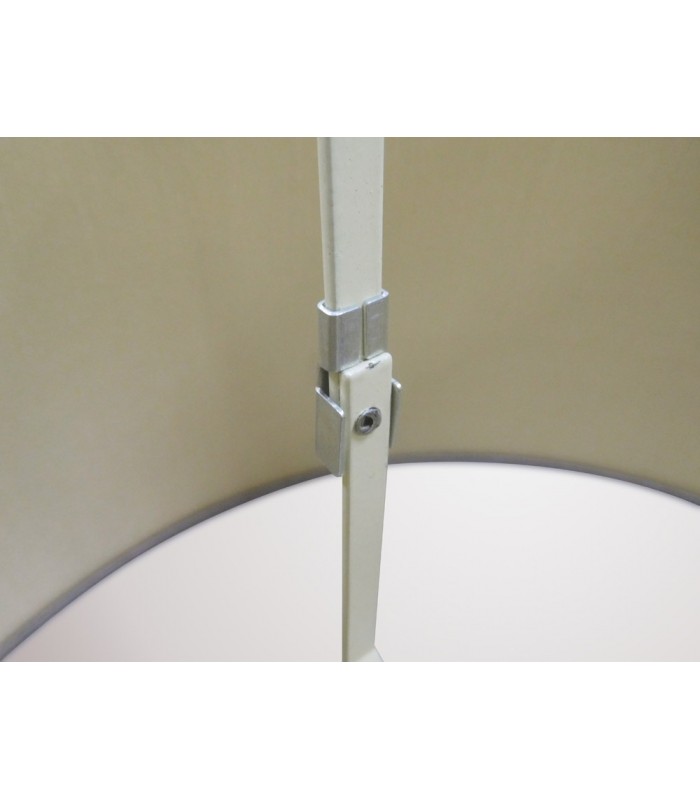 Dual Mount Round Empire, 240, 300 x 170mm Dual Faux Silk Fabric Shade, Taupe, Halo Gold - 12