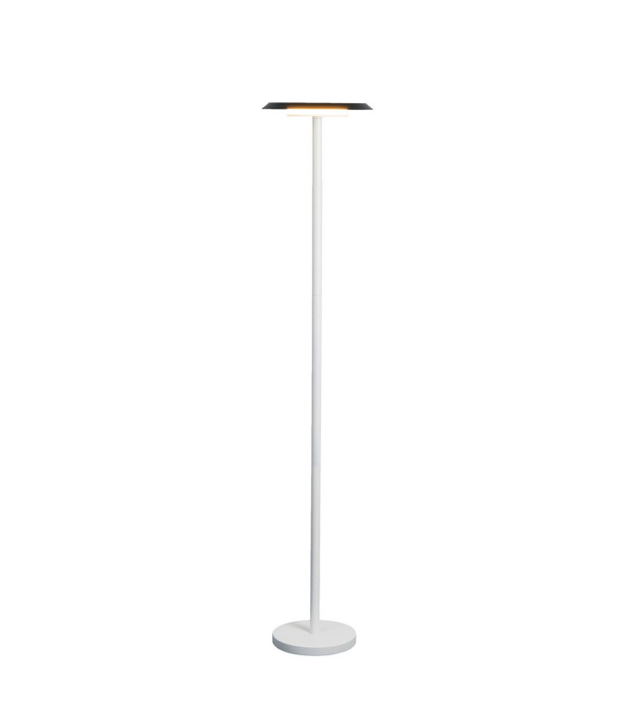 Tina 140cm Floor Lamp 12W LED 3000K 560lm White/Black 3yrs Warranty-1