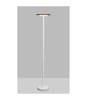 Tina 140cm Floor Lamp 12W LED 3000K 560lm White/Black 3yrs Warranty-2
