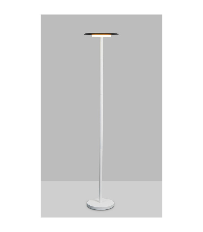 Tina 140cm Floor Lamp 12W LED 3000K 560lm White/Black 3yrs Warranty-2
