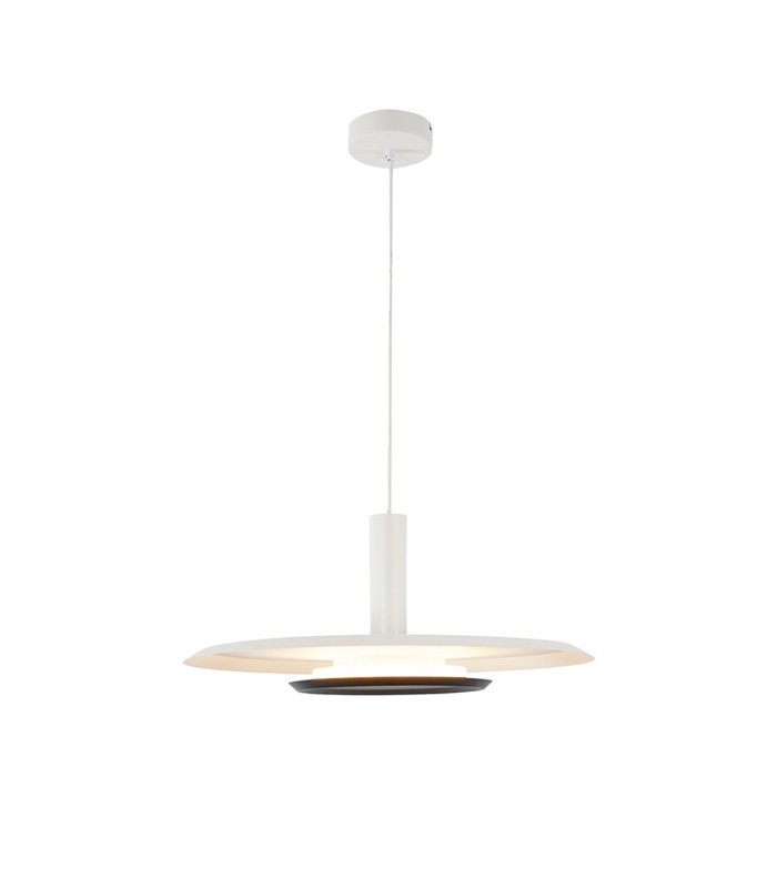 Tina 56cm Pendant 24W LED 3000K 1060lm White/Black 3yrs Warranty-5