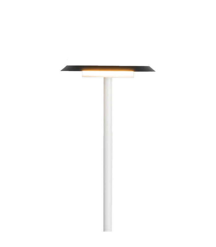 Tina 140cm Floor Lamp 12W LED 3000K 560lm White/Black 3yrs Warranty-4