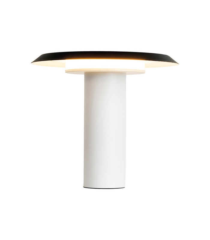 Tina 24.5cm Table Lamp 12W LED 3000K 560lm White/Black 3yrs Warranty-1