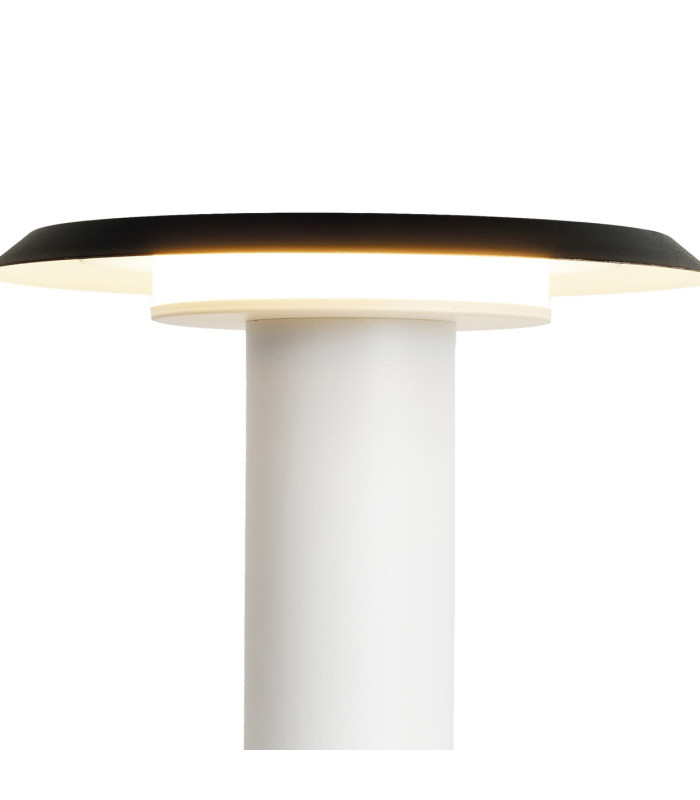 Tina 24.5cm Table Lamp 12W LED 3000K 560lm White/Black 3yrs Warranty-4