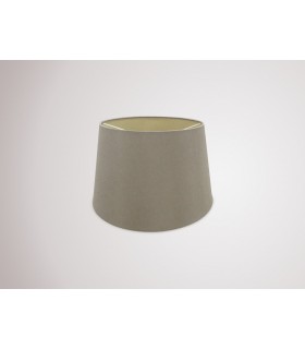 Dual Mount Round Empire, 280, 350 x 220mm Dual Faux Silk Fabric Shade, Taupe, Halo Gold - 2