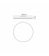 Turin Ceiling 50cm Round 40W LED On Board CCT 3000/4000/5000K 4400lm White 3yrs Warranty-3