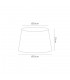 Dual Mount Round Empire, 280, 350 x 220mm Dual Faux Silk Fabric Shade, Taupe, Halo Gold - 3