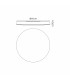 Turin Ceiling 60cm Round 50W LED On Board CCT 3000/4000/5000K 5500lm White 3yrs Warranty-3