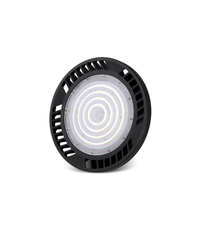 Urano 26cm UFO Bay Downlight 150W LED 120º 4000K 21000lm Black IP65 3yrs Warranty-1