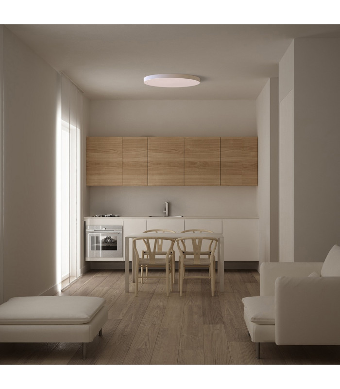 Turin Ceiling 60cm Round 50W LED On Board CCT 3000/4000/5000K 5500lm White 3yrs Warranty-4