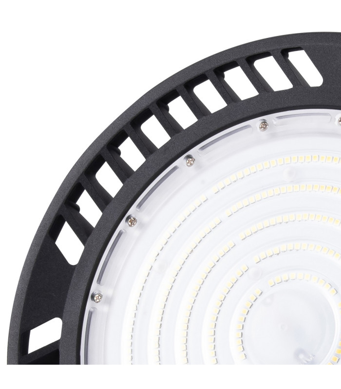 Urano 30.1cm UFO Bay Downlight 200W LED 60º 4000K 28000lm Black IP65 3yrs Warranty-4