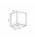 Utah Pedestal Lamp E27 IP65 White 2yrs Warranty-3