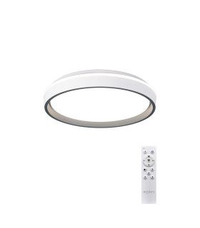 Verona 40cm Round Ceiling 40W LED With Remote Control 2700K-5000K 5400lm Grey 3yrs Warranty-1