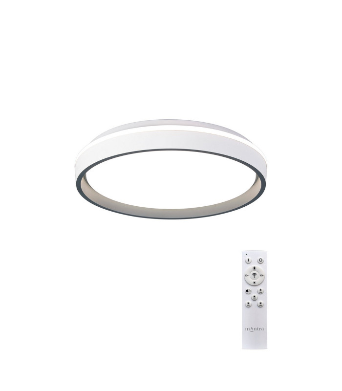 Verona 40cm Round Ceiling 40W LED With Remote Control 2700K-5000K 5400lm Grey 3yrs Warranty-1
