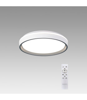 Verona 40cm Round Ceiling 40W LED With Remote Control 2700K-5000K 5400lm Grey 3yrs Warranty-2