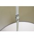 Dual Mount Round Empire, 280, 350 x 220mm Dual Faux Silk Fabric Shade, Taupe, Halo Gold - 12