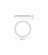 Verona 40cm Round Ceiling 40W LED With Remote Control 2700K-5000K 5400lm Grey 3yrs Warranty-3