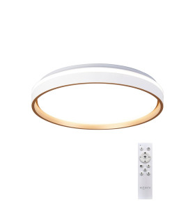 Verona 50cm Round Ceiling 55W LED With Remote Control 2700K-5000K 7350lm Gold 3yrs Warranty-1