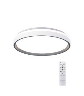 Verona 50cm Round Ceiling 55W LED With Remote Control 2700K-5000K 7350lm Grey 3yrs Warranty-1