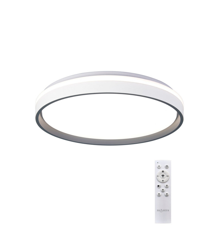 Verona 50cm Round Ceiling 55W LED With Remote Control 2700K-5000K 7350lm Grey 3yrs Warranty-1