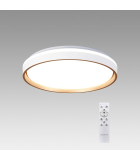 Verona 50cm Round Ceiling 55W LED With Remote Control 2700K-5000K 7350lm Gold 3yrs Warranty-2