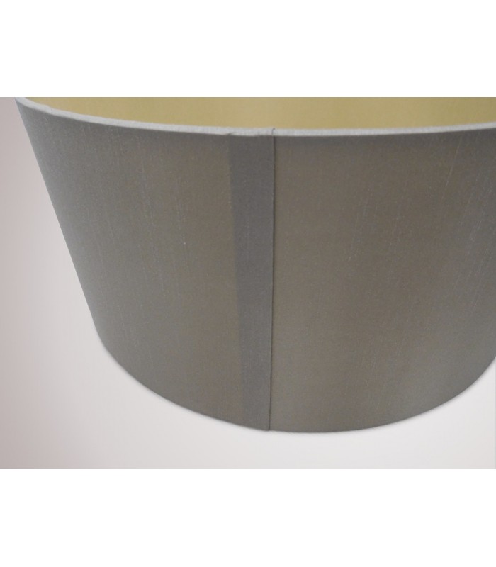 Dual Mount Round Empire, 280, 350 x 220mm Dual Faux Silk Fabric Shade, Taupe, Halo Gold - 13