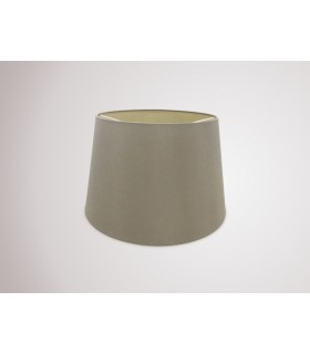 Dual Mount Round Empire, 320, 400 x 260mm Dual Faux Silk Fabric Shade, Taupe, Halo Gold - 2