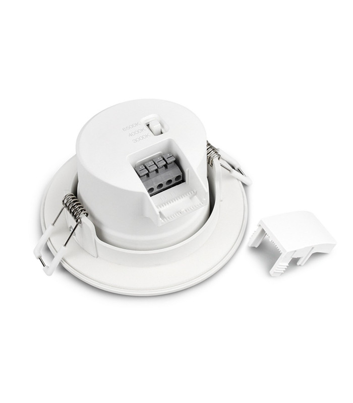 Yucatan Recessed Spotlight 10W LED 2700/3000/4000K CCT 1000lm White IP65 Cut Out 85mm Driver Included-5