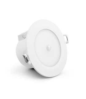Yucatan Recessed Spotlight With PIR Sensor 8W LED 2700/3000/4000K CCT 720lm White IP54 Driver Included-1