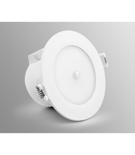 Yucatan Recessed Spotlight With PIR Sensor 8W LED 2700/3000/4000K CCT 720lm White IP54 Driver Included-2