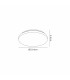 Zero CCT 33.4cm Ceiling 33cm Round 24W LED On Board CCT Switch 3000/4000/5000K 2040lm White 3yrs Warranty-3