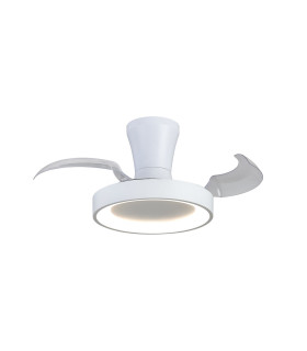 Niseko Fan XS 33cm 25W LED Dimmable Ceiling Light With 25W DC Fan 2700-5000K Remote Control 2500lm White-1