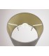 Dual Mount Round Empire, 320, 400 x 260mm Dual Faux Silk Fabric Shade, Taupe, Halo Gold - 10
