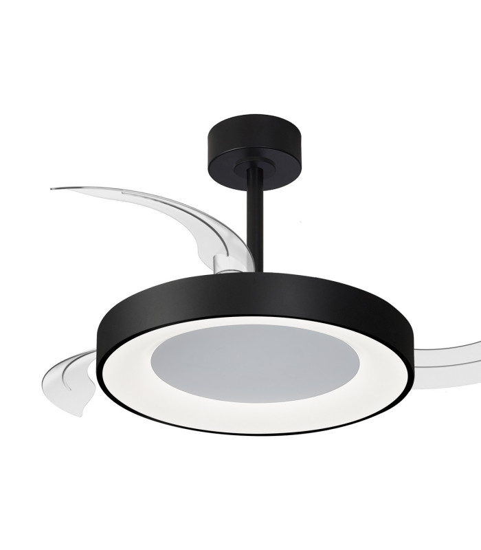 Niseko Fan S 40cm 45W LED Dimmable Ceiling Light With 25W DC Fan 2700-5000K Remote Control 5000lm Black-4