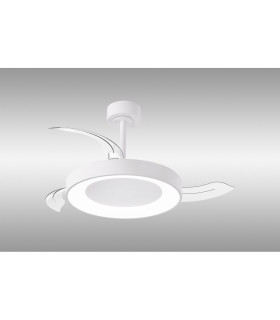 Niseko Fan S 40cm 45W LED Dimmable Ceiling Light With 25W DC Fan 2700-5000K Remote Control 5000lm White-2