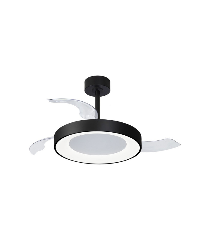 Niseko Fan M 49cm 50W LED Dimmable Ceiling Light With 30W DC Fan 2700-5000K Remote Control 5500lm Black-1