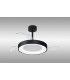 Niseko Fan M 49cm 50W LED Dimmable Ceiling Light With 30W DC Fan 2700-5000K Remote Control 5500lm Black-2