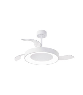 Niseko Fan M 49cm 50W LED Dimmable Ceiling Light With 30W DC Fan 2700-5000K Remote Control 5500lm White-1