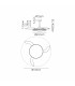 Slim Fan 50cm 50W LED Dimmable Ceiling Light With 30W DC Fan 2700-5000K Remote Control 5500lm Black-3