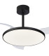 Slim Fan 50cm 50W LED Dimmable Ceiling Light With 30W DC Fan 2700-5000K Remote Control 5500lm Black-4