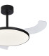Slim Fan 50cm 50W LED Dimmable Ceiling Light With 30W DC Fan 2700-5000K Remote Control 5500lm Black-5