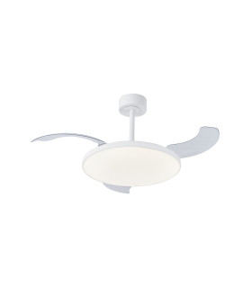 Slim Fan 50cm 50W LED Dimmable Ceiling Light With 30W DC Fan 2700-5000K Remote Control 3500lm White-1
