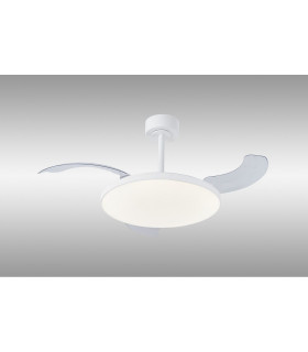 Slim Fan 50cm 50W LED Dimmable Ceiling Light With 30W DC Fan 2700-5000K Remote Control 3500lm White-2