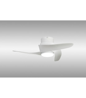 Groenland XS 79.5cm 30W LED Dimmable Ceiling Light With 24W DC Fan 2700-5000K Remote Control 2640lm White-2