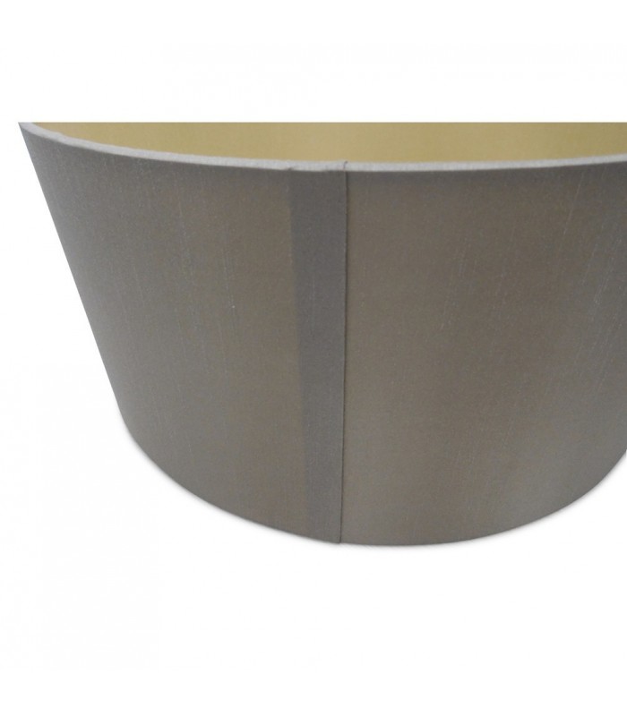 Dual Mount Round Empire, 350, 450 x 280mm Dual Faux Silk Fabric Shade, Taupe, Halo Gold - 8