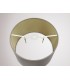 Dual Mount Round Empire, 350, 450 x 280mm Dual Faux Silk Fabric Shade, Taupe, Halo Gold - 10