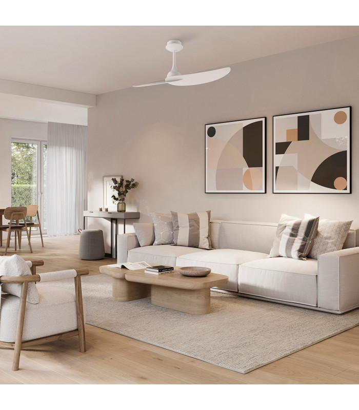 Ipanema 1m 32W Twin Blade Ceiling Fan (No Light) Remote Control White 5yrs Warranty-4