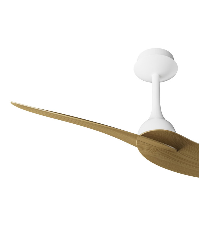 Ipanema 1m 32W Twin Blade Ceiling Fan (No Light) Remote Control White/Wood 5yrs Warranty-4
